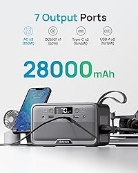 Portable Power Station 28,000mAh LiFePO4 Battery