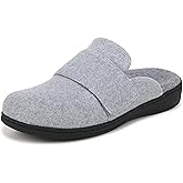 Vionic Women’s Gemma Mule Slipper - Comfortable Spa House Slippers That Include Three-Zone Comfort with Orthotic Insole Arch Support, Soft House Shoes for Ladies
