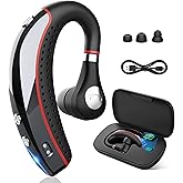 OPINAY Bluetooth Headset V5.3, Bluetooth Earpiece with 72H Talk Time, Hand-Free Headphones Comfortable Fit, Bluetooth Headphones with Microphone for iOS, Android Devices, for Trucker/Office