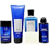 Bath & Body Works Men's Collection OCEAN - Deluxe Gift Set - Body Cream, 3 in 1 Hair & Face Wash, Body Spray, Antiperspirant & Natural Oats Soap