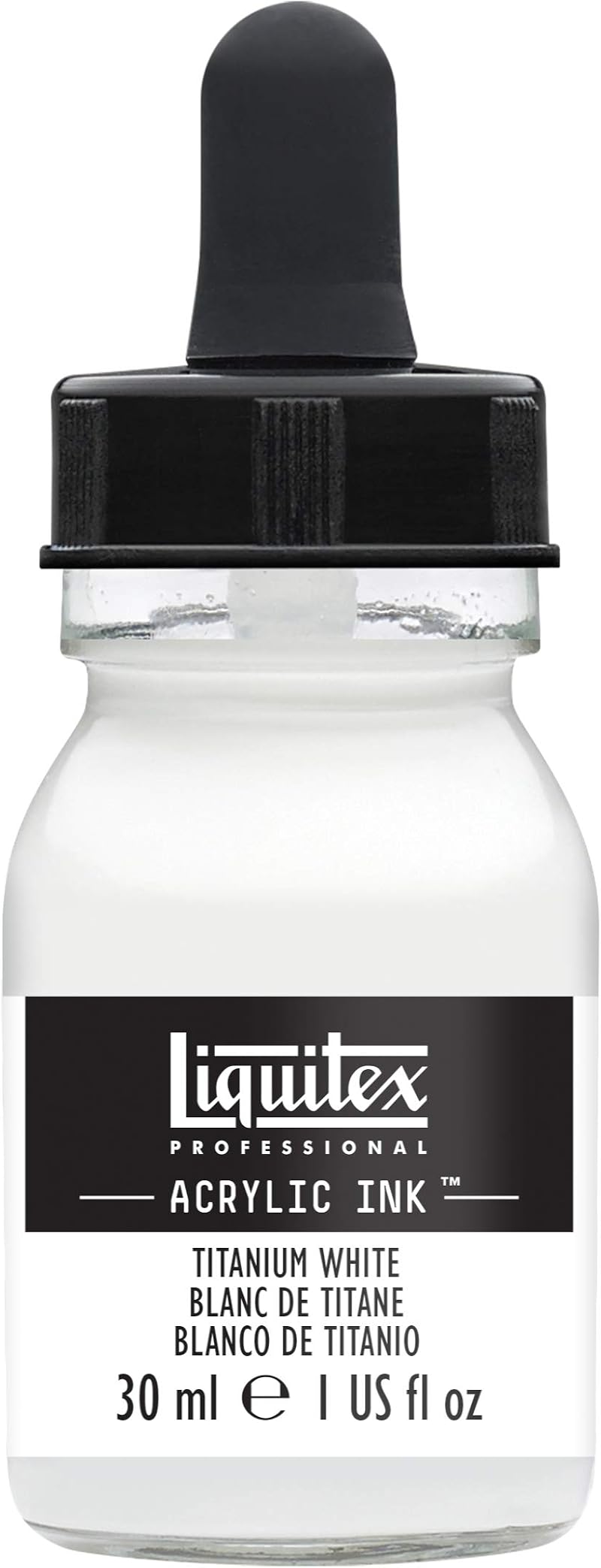 Liquitex Ink Ink Bottle 30 ml Titanium White Liquid Professional Acrylic Paint