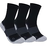 UIGA Womens Athletic Mid Crew Running Socks Cushioned Socks For Women Thin Breathable Hiking Durable Sport 3 Pairs