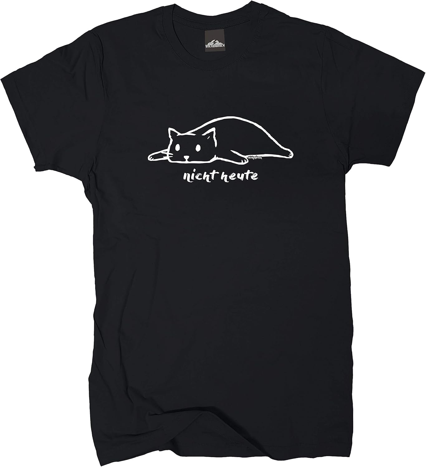 Wolkenbruch® Shirt Spruch Katze NICHT HEUTE Geschenkshirt, Funshirt 1