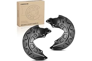 A-Premium Front Side Brake Dust Shield Compatible with Volkswagen and Models - Jetta, Golf, Golf Alltrack, Golf R, Golf Sport