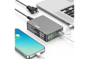 USB C Charger Block, Multi Port GaN USB C Charging Station PD 100W and USB A Wall Charger Block Cube Compatible for iPhone ip