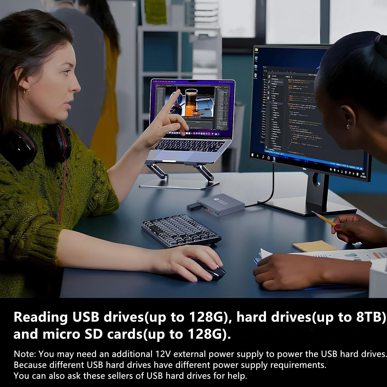 4K Digital Media Player, TV MP4 Video Player with HDMI/Optical/AV Output, Digital Signage Mini HD Media Players for USB Drive/Micro SD Card, Auto Playback, H.265/HEVC