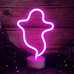 Halloween Decoration Ghost Neon Sign with