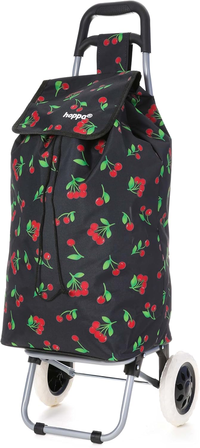 Black 140 Hoppa Lightweight Shopping Trolley Folding 2 Wheel Large Capacity Shopper Home Kitchen Cooking Dining Clinicadelpieaitanalopez Com