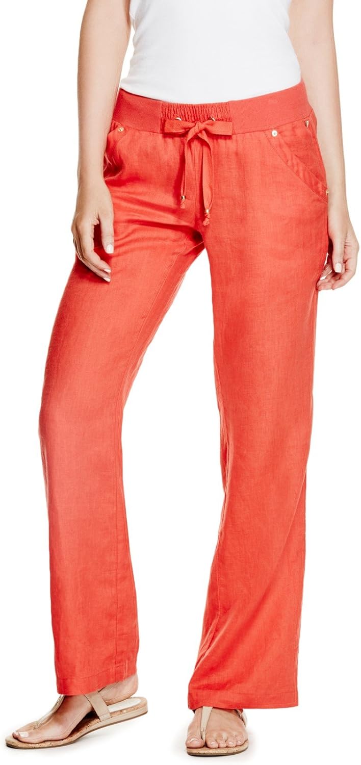 guess linen pants