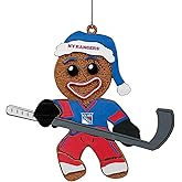 FOCO New York Rangers Gingerbread Man Holiday Ornament
