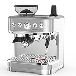 Takywep Professional Espresso Machine with Built-In