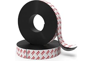 FAMIRON Magnetic Tape, 15 Feet Magnet Tape Roll, Magnetic Strips Heavy Duty Perfect for Wall, DIY, Art Projects & Fridge (1 Inch x 15 FT (2Pcs))