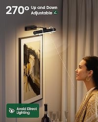 Bridika Picture Lights for Wall Battery Operated