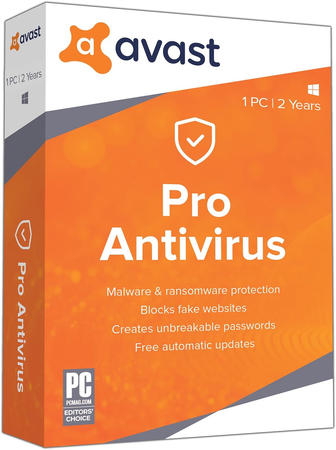 Avast Pro Antivirus 2019, 1 PC 2 Year [Key Card]