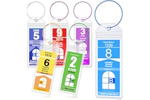 Oicumic Cruise Luggage Tag Holder, 6 Pack Cruise Luggage Tags for Suitcases, Waterproof Clear PVC Fits Royal Caribbean Ships 