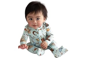Posh Peanut Convertible Baby Sleepers - Girls Footless Baby Pajamas with 2 Way Zipper for Easy Diaper Changes