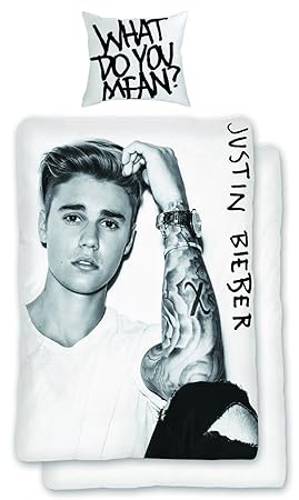 Renforce Bettwäsche Justin Bieber 135x200 cm + 80x80 cm