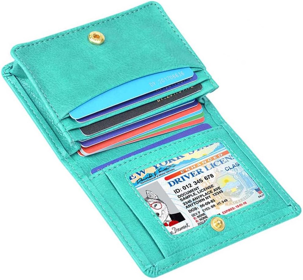 XEYOU Women's Card Case Wallet Credit Card Holder Name Card Case Front Pocket Wallet for Ladies