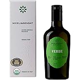Green Robust Organic 500+ mg/kg Polyphenols Rich Italian Extra Virgin Olive Oil from Italy, 2025 Gold Award, High Antioxidants Peppery Finish, Sicily Certified Origins, Cold Pressed - 16.9 fl oz