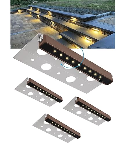7 Inch LED Hardscape Lighting, Update Retaining Wall Lights, LED