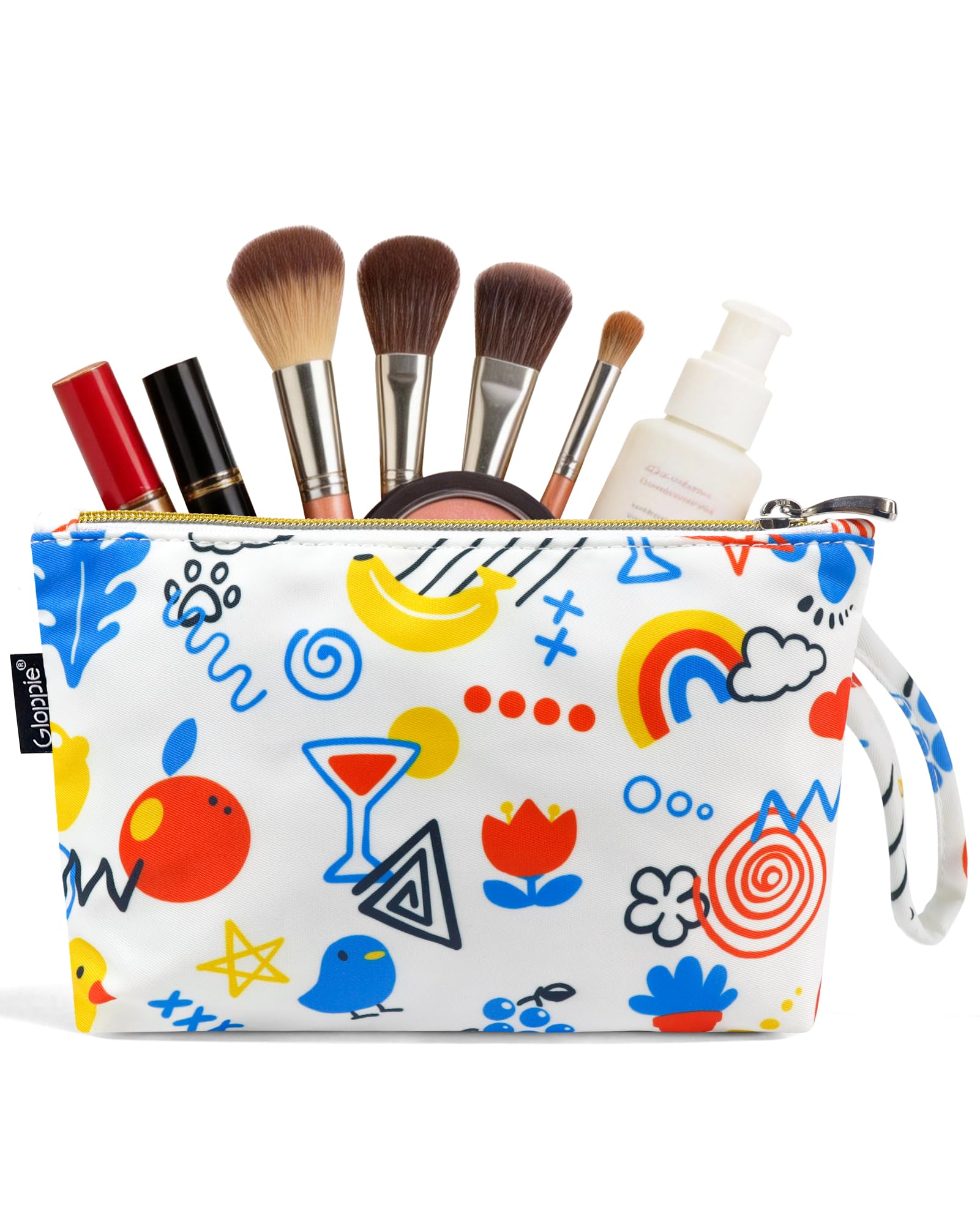 Gloppie Make up Bags for Women Small Toiletry Bag Childlike Cute Makeup Bags