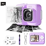 ETIKEZ Instant Print Camera for Kids, HD Digital