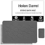 Holen Darrel Stone Bath Mat Diatomaite Earth Shower
