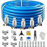 Compressed Air Line Kit, 3/4" x 50' 120’&200'&300' HDPE-Aluminum-HDPE Piping, Air Line Hose, Air Hose Kit with Air Compressor Accessories and Airline Tubing