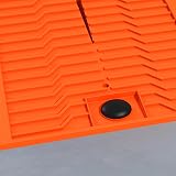 DURHAND 2 Pack Car Ramps 5 Ton Heavy Duty Plastic Vehicle Ramp Orange 91x30x21cm view 8