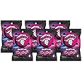 WARHEADS Galactic Mix Cubes - Sour Sweet & Fruity Chewy Candy - Black Hole Cherry, Rocket Raspberry & Cosmic Punch Flavors - 7.25 oz. Bags - 6 Pack