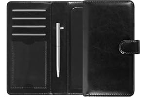 ACdream Checkbook Cover, Leather RFID Blocking Check Book Wallet