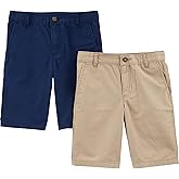 Simple Joys by Carter's Boys Flat Front Shorts, Pack of 2