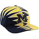 ZHATS NCAA Officially Licensed Adjustable Snapback Hat Team Color Split