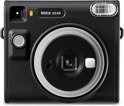 INSTAX SQ40 Instant Camera Black Textured Finish Brand New