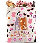 Gzrlyf Spiice Girls Makeup Bag The Spiice Girls Music Inspired Canvas Gifts For Women Wannabe Zipper Pouch (I HOPE YOU tote)