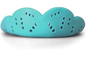 SISU Max Mouthguard, Awesome Aqua - 2.4mm Thin - Custom-Molded Fit - Slim Design - Remoldable Up to 20 Times - for Impact Sports - Non Toxic - Works with Braces