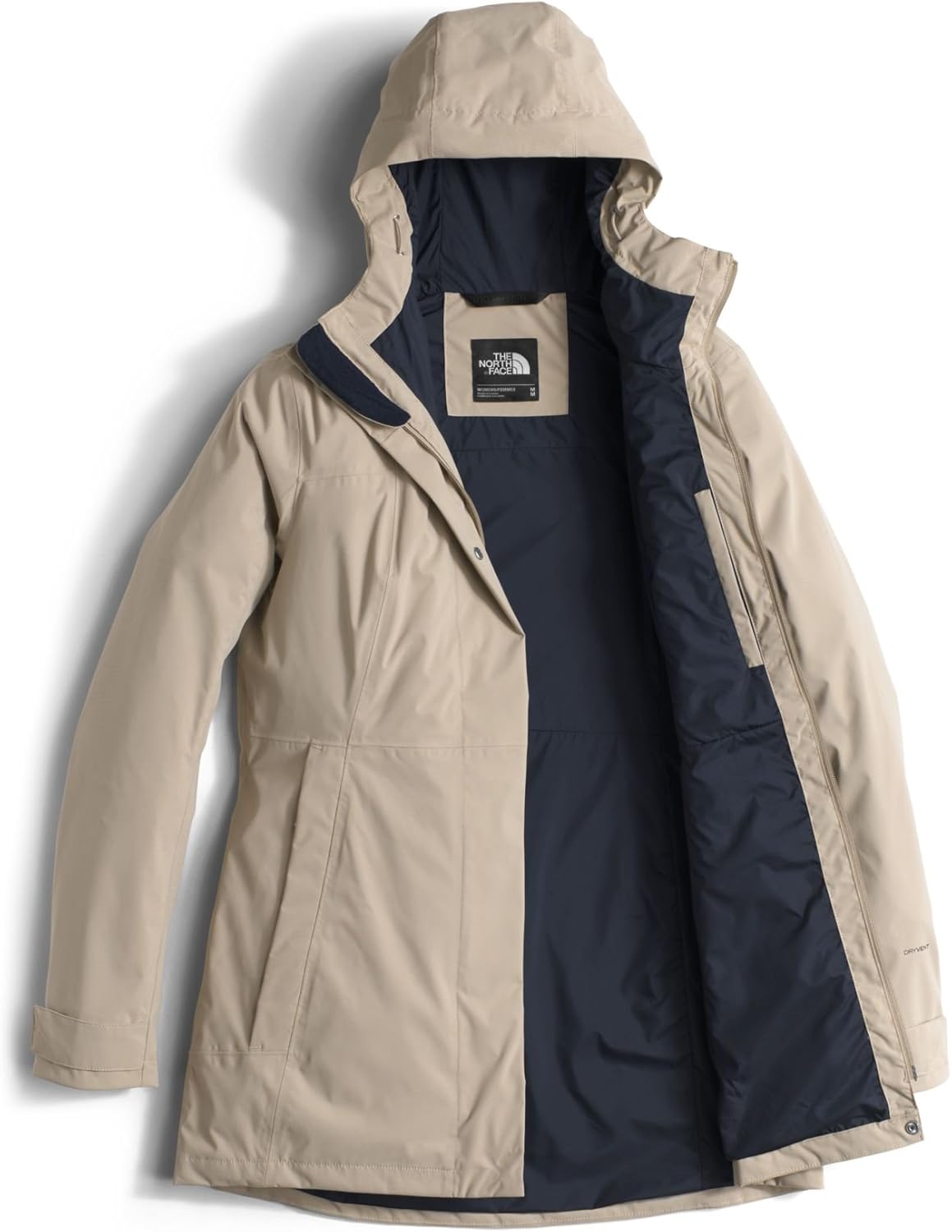 north face midi trench