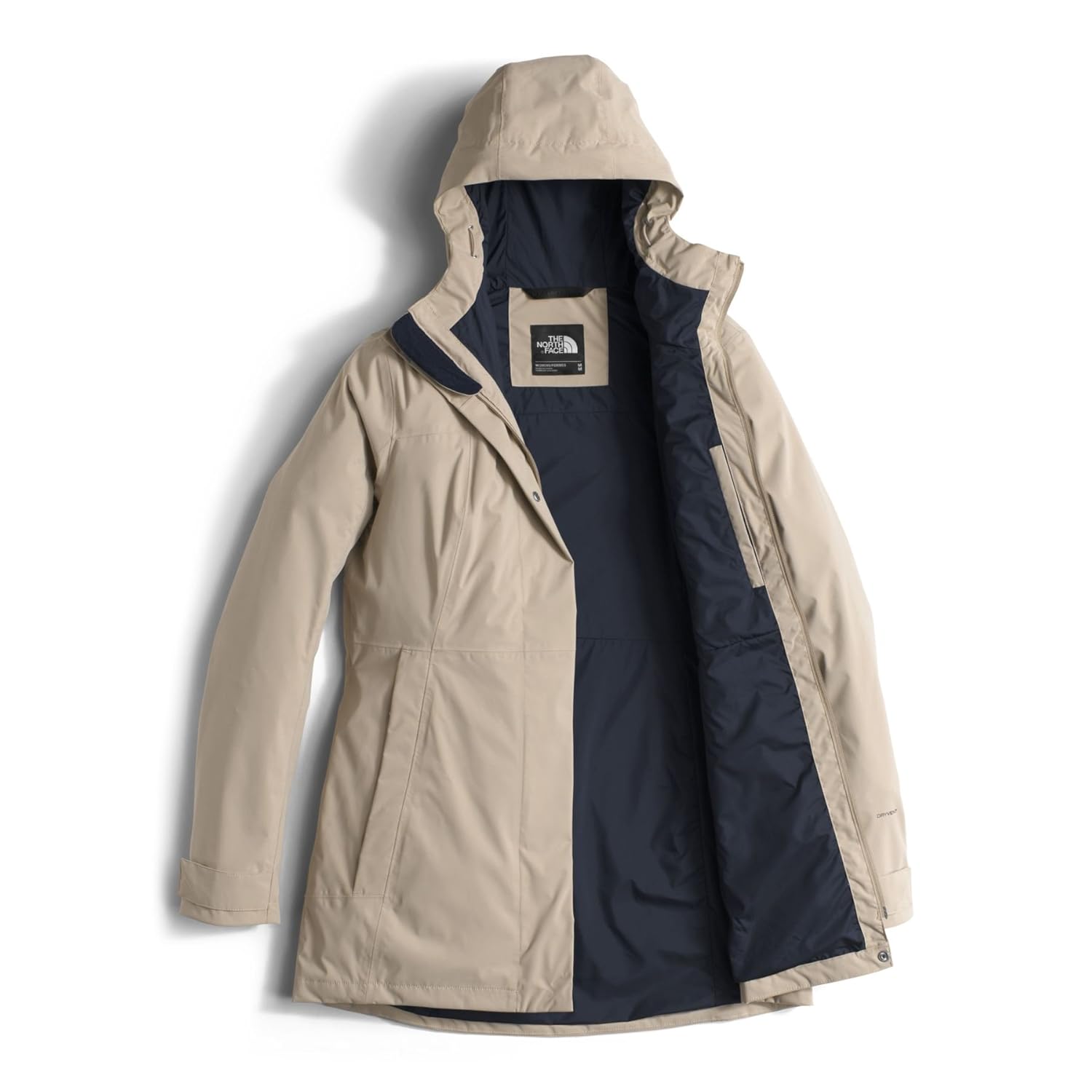 the north face city midi trench