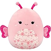 Squishmallows Original 12in Mogo the Pink Sakura Butterfly &ndash; Official Jazwares Plush (Medium-Sized)