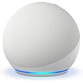 Echo Dot (Geração mais recente) | Smart speaker com Alexa, som vibrante e potente, Wi-Fi e Bluetooth | Cor Branca