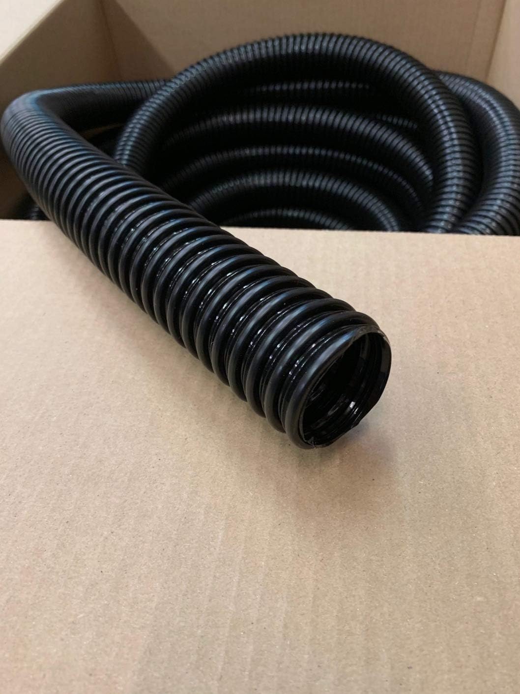A.A Black Plastic Flex Battery Vent Hose Tubing 13/4" ID