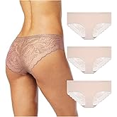 Vince Camuto Women’s Hipster Underwear, Soft Seamless Lace, Breathable Ladies Panties, 3/6 Pack, Ropa Interior de Mujer