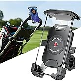 Roykaw Golf Push Cart Phone Holder, Universal Compatible with Caddytek, Clicgear and Most Push Carts, Fits for All Cell Phone, Fully Protection, Easy Installation