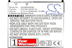 BCXY Replacement Battery for iPAQ hx2000, iPAQ hx2100, iPAQ hx2110, iPAQ hx2115, iPAQ hx2190, iPAQ hx2195, iPAQ hx2400, iPAQ hx2410, iPAQ hx2415, iPAQ hx2490, iPAQ hx2495, iPAQ hx2700, iPAQ hx2750