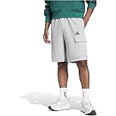 adidas Mens Essentials Feel Cozy French Terry Cargo Shorts