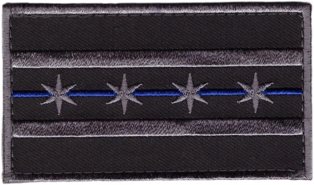 Hook Blue Line Chicago Subdued Gray Patch CH03