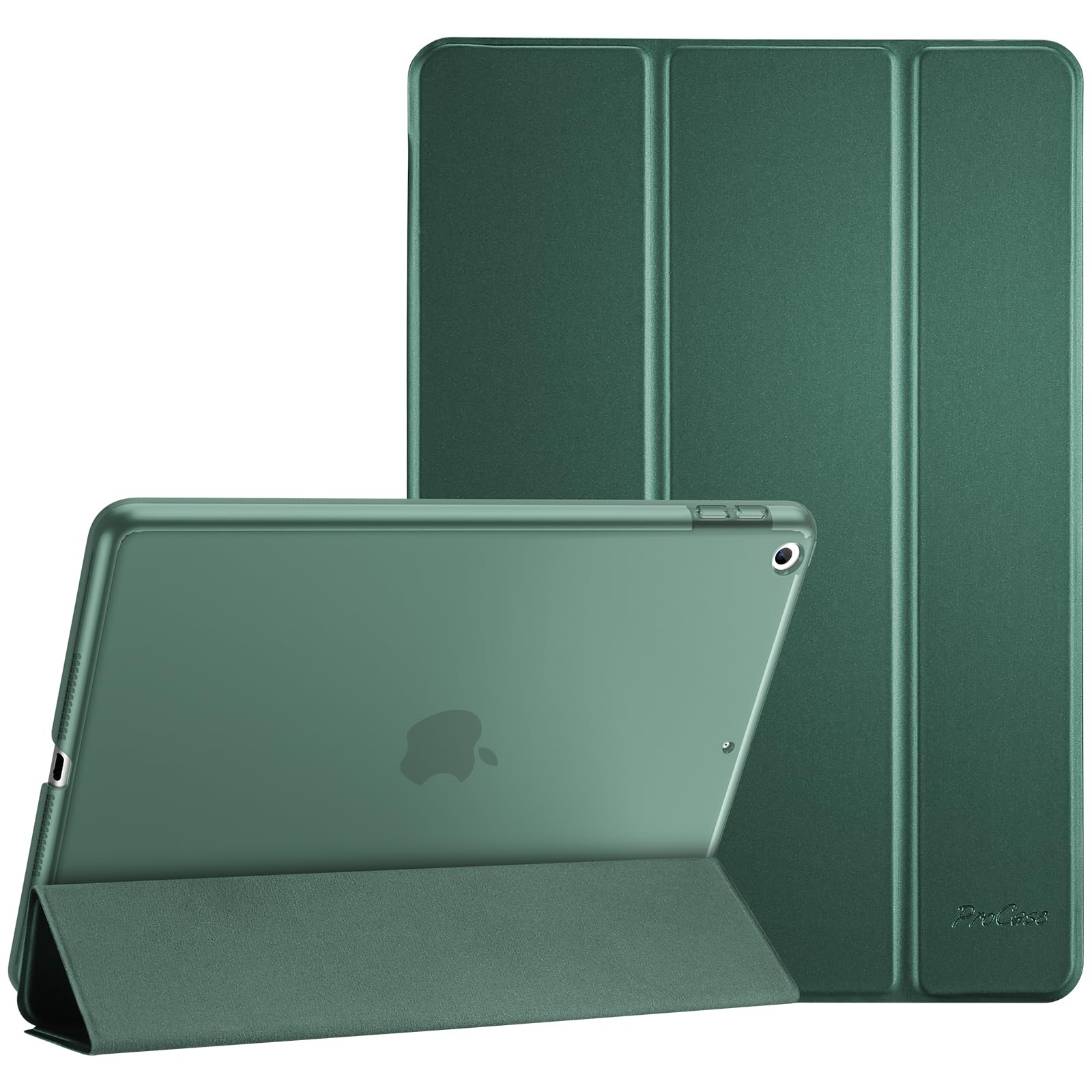 Photo 1 of ProCase Smart Case for iPad 9.7 Inch iPad 6th/5th Generation 2018 2017(Model: A1893 A1954 A1822 A1823), Ultra Slim Lightweight Stand Cover with Translucent Frosted Back -Mgreen