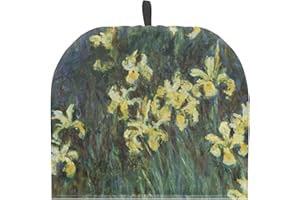 Drnuikhe Large Tea Cozy for Teapot Insulated Oil Painting Tea Cosy Kettle Dust Cover Lightweight Teapot Cozy Kettle Cover Dust Cover for Teapot, Kettle or French Press