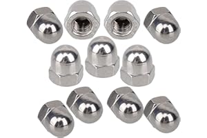 CNBTR Acorn Dome Head Metric Stainless Steel M6 Socket Size Pack of 10