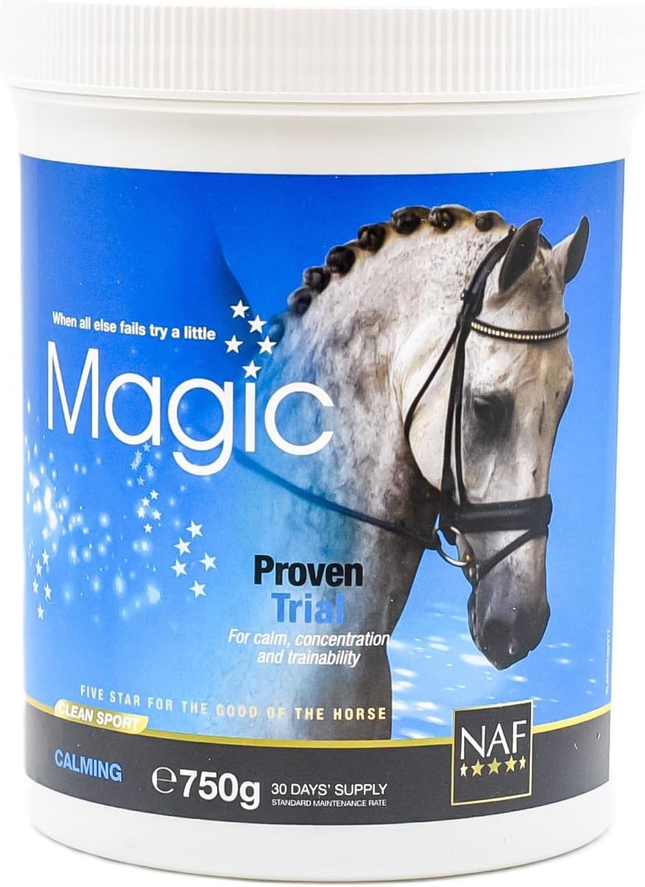 NAF Five Star Magic Powder 750g Calming Supplement for Horses